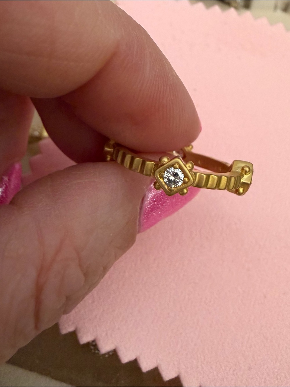 Freida Rothman Sterling Silver stacker ring size 5